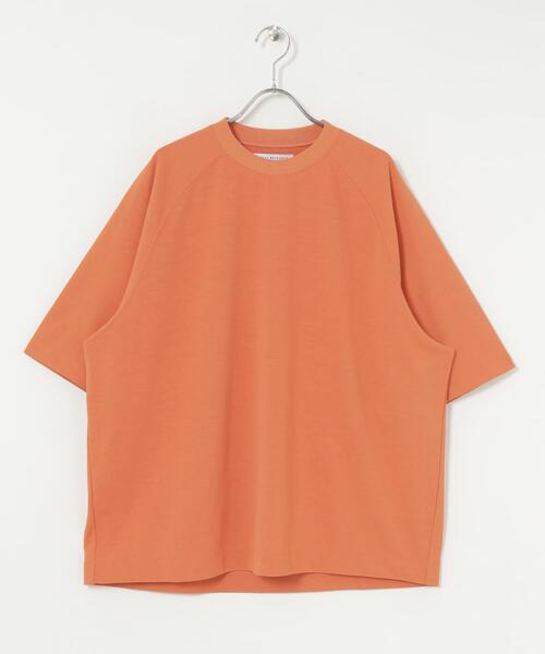 URBAN RESEARCH(アーバンリサーチ)の「『XLサイズあり』『UR TECH ひやサラクール』リラックスTシャツ(Tシャツ/カットソー・メンズ・ブルー系その他/オレンジ/ホワイト/ブラック・SMALL/MEDIUM/LARGE/X-LARGE)」の6枚目の写真