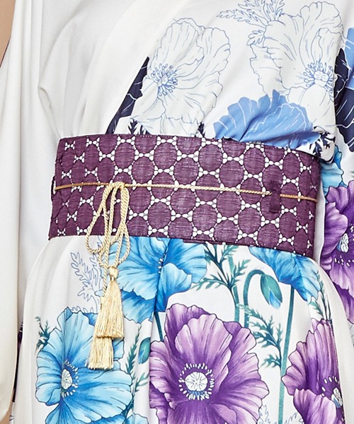 カヤ(カヤ)の「【カヤ】レース帯ベルト(ベルト・レディース・ブラック/パープル/ホワイト・FREE)」の3枚目の写真