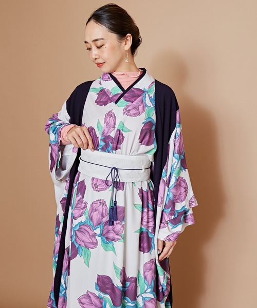 カヤ(カヤ)の「【カヤ】レース帯ベルト(ベルト・レディース・ブラック/パープル/ホワイト・FREE)」の7枚目の写真