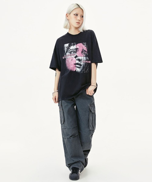 Ressaca(レサーカ)の「オーバーサイズ フォトプリントTシャツ(Tシャツ/カットソー・メンズ・グレー/ブラック/ホワイト・XXL/XL/L/M)」の22枚目の写真