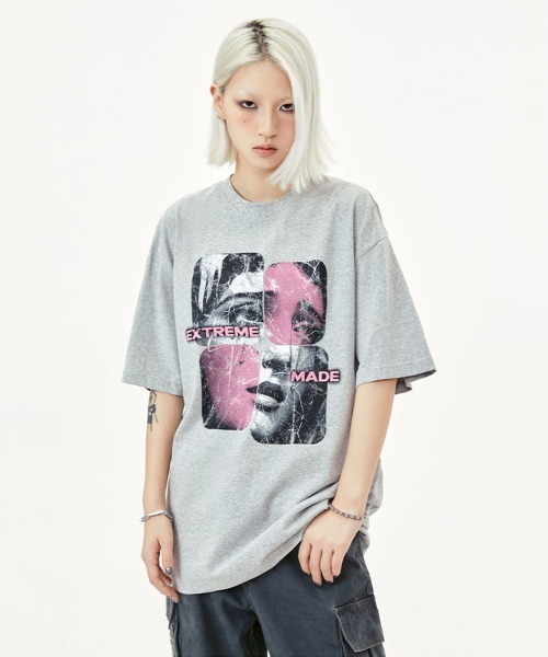Ressaca(レサーカ)の「オーバーサイズ フォトプリントTシャツ(Tシャツ/カットソー・メンズ・グレー/ブラック/ホワイト・XXL/XL/L/M)」の13枚目の写真