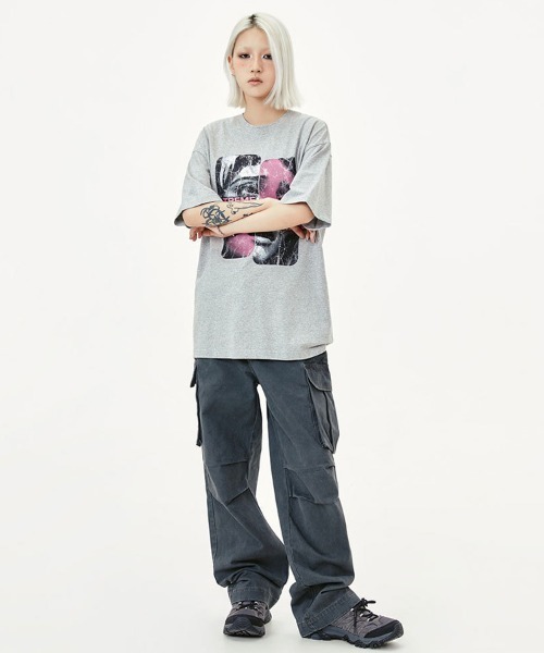 Ressaca(レサーカ)の「オーバーサイズ フォトプリントTシャツ(Tシャツ/カットソー・メンズ・グレー/ブラック/ホワイト・XXL/XL/L/M)」の15枚目の写真
