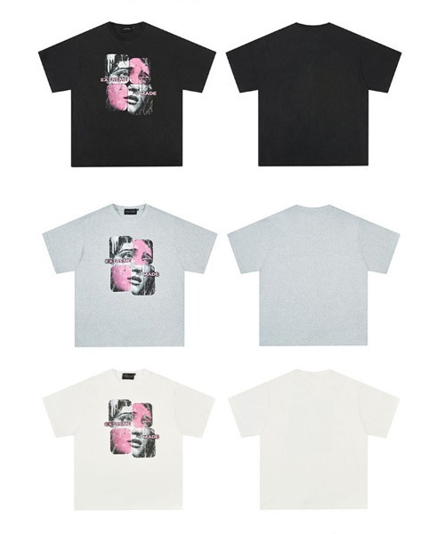 Ressaca(レサーカ)の「オーバーサイズ フォトプリントTシャツ(Tシャツ/カットソー・メンズ・グレー/ブラック/ホワイト・XXL/XL/L/M)」の8枚目の写真