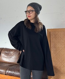 シンプルルーズロンTee