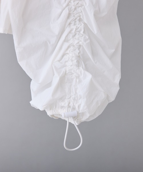 one after another NICE CLAUP(ワンアフターアナザーナイスクラップ)の「袖ドロストマウンテンパーカー(マウンテンパーカー・レディース・グレー系その他/オフホワイト/チャコールグレー・FREE)」の9枚目の写真