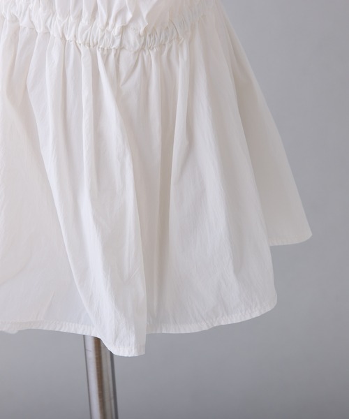 one after another NICE CLAUP(ワンアフターアナザーナイスクラップ)の「袖ドロストマウンテンパーカー(マウンテンパーカー・レディース・グレー系その他/オフホワイト/チャコールグレー・FREE)」の10枚目の写真