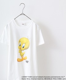 TWEETY転写プリントTシャツ