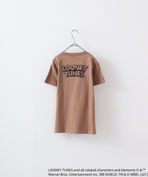 FUNALIVE(ファンアライブ)の「TWEETY転写プリントTシャツ(Tシャツ/カットソー・レディース・チャコール/モカ/杢グレー/オフホワイト/ラベンダー/ミント・XL/L/M)」の18枚目の写真