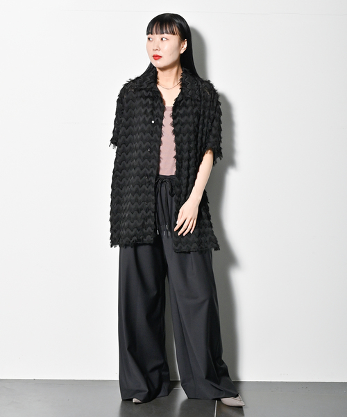 CITYSHOP(シティーショップ)の「TORO EASY SLACKS:パンツ(スラックス・レディース・ブラウン/ブラック・36/38)」の7枚目の写真