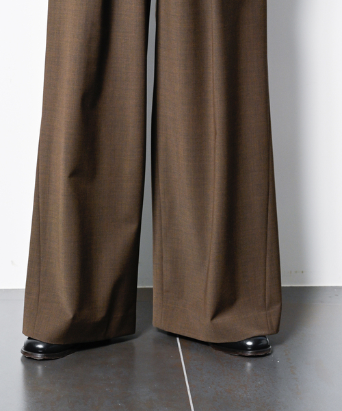 CITYSHOP(シティーショップ)の「TORO EASY SLACKS:パンツ(スラックス・レディース・ブラウン/ブラック・36/38)」の21枚目の写真