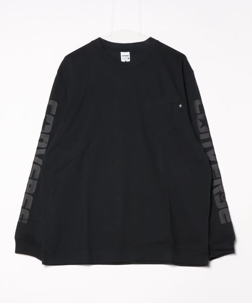 CONVERSE(コンバース)の「コンバース LS PK TEE_(Tシャツ/カットソー・メンズ・ブラック/ホワイト/グリーン・LL/L/M)」の3枚目の写真