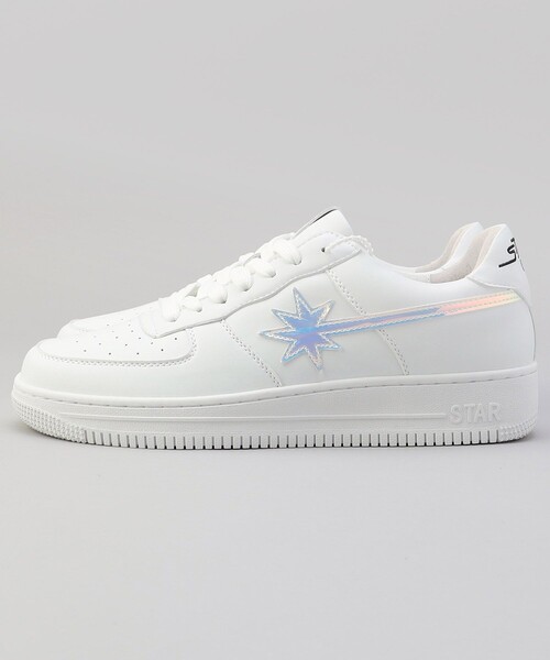 FREAK'S STORE(フリークスストア)の「STARWALK/スターウォーク 限定展開 WHITE/ENAMEL SILVER(スニーカー・メンズ・シルバー・6/7/8/9/10/5)」の7枚目の写真