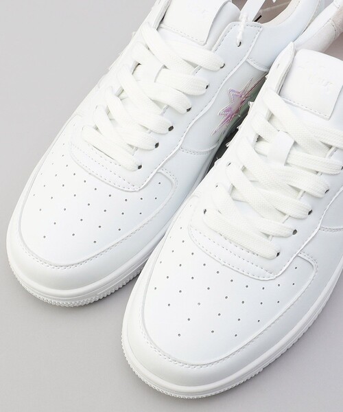 FREAK'S STORE(フリークスストア)の「STARWALK/スターウォーク 限定展開 WHITE/ENAMEL SILVER(スニーカー・メンズ・シルバー・6/7/8/9/10/5)」の4枚目の写真
