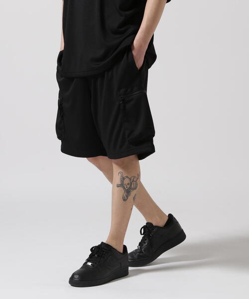 AVIREX（アヴィレックス）の「《直営店限定》MESH CARGO SHORTS / メッシュ カーゴ ショーツ / AVIREX / アヴィレックス（カーゴパンツ・メンズ・ブラック/ブルー・MEDIUM/LARGE/X-LARGE）」の3枚目の写真