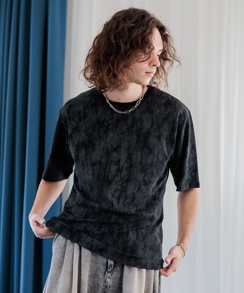 HARE(ハレ)の「ラメブラーコンパクトカットソー(HARE)(Tシャツ/カットソー・メンズ・レッド/グレー/ブラック・FREE)」の5枚目の写真