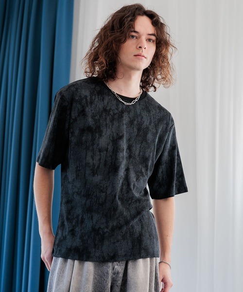HARE(ハレ)の「ラメブラーコンパクトカットソー(HARE)(Tシャツ/カットソー・メンズ・レッド/グレー/ブラック・FREE)」の6枚目の写真