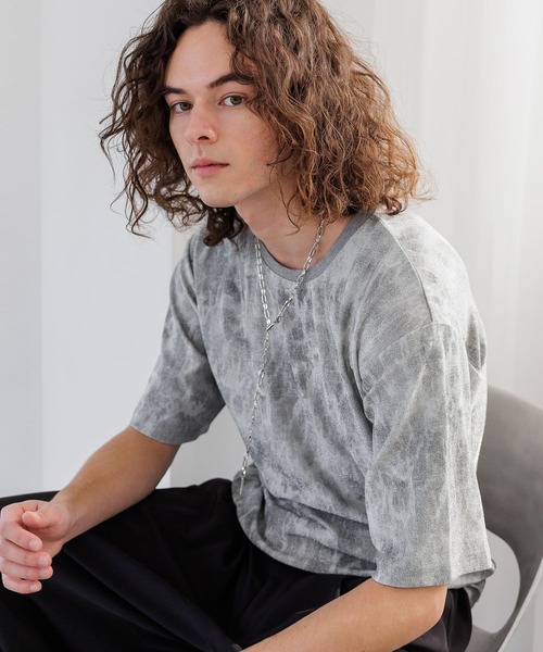 HARE(ハレ)の「ラメブラーコンパクトカットソー(HARE)(Tシャツ/カットソー・メンズ・レッド/グレー/ブラック・FREE)」の14枚目の写真