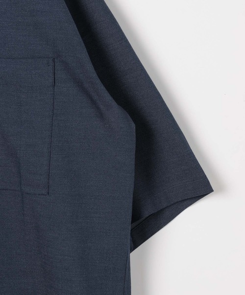 GLOBAL WORK(グローバルワーク)の「アーバンデニムシャツAIR/5分袖/996668(シャツ/ブラウス・メンズ・ネイビー・SMALL/MEDIUM/X-LARGE/LARGE)」の12枚目の写真