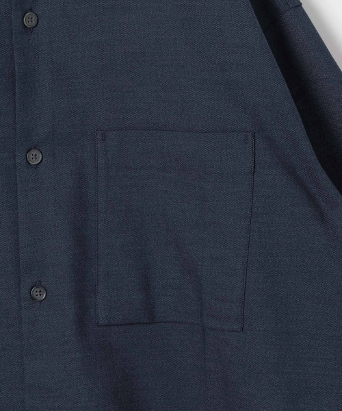 GLOBAL WORK(グローバルワーク)の「アーバンデニムシャツAIR/5分袖/996668(シャツ/ブラウス・メンズ・ネイビー・SMALL/MEDIUM/X-LARGE/LARGE)」の14枚目の写真