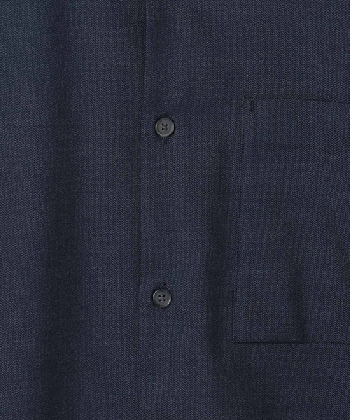 GLOBAL WORK(グローバルワーク)の「アーバンデニムシャツAIR/5分袖/996668(シャツ/ブラウス・メンズ・ネイビー・SMALL/MEDIUM/X-LARGE/LARGE)」の16枚目の写真