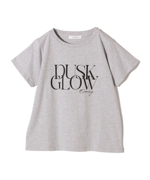 +81BRANCA(ハチイチブランカ)の「【SHIPS別注】81BRANCA:バリエーション ロゴ TEE ◇(Tシャツ/カットソー・レディース・オフホワイト/ストーン/ライトグレー/ブラウン・ONE SIZE)」の14枚目の写真