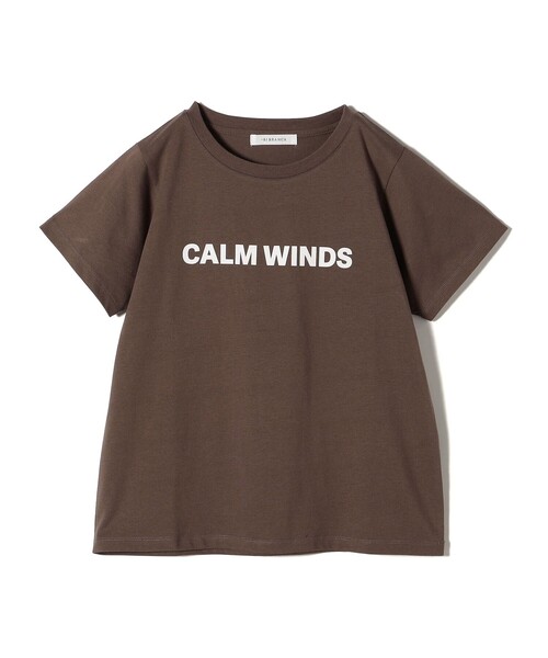 +81BRANCA(ハチイチブランカ)の「【SHIPS別注】81BRANCA:バリエーション ロゴ TEE ◇(Tシャツ/カットソー・レディース・オフホワイト/ストーン/ライトグレー/ブラウン・ONE SIZE)」の16枚目の写真