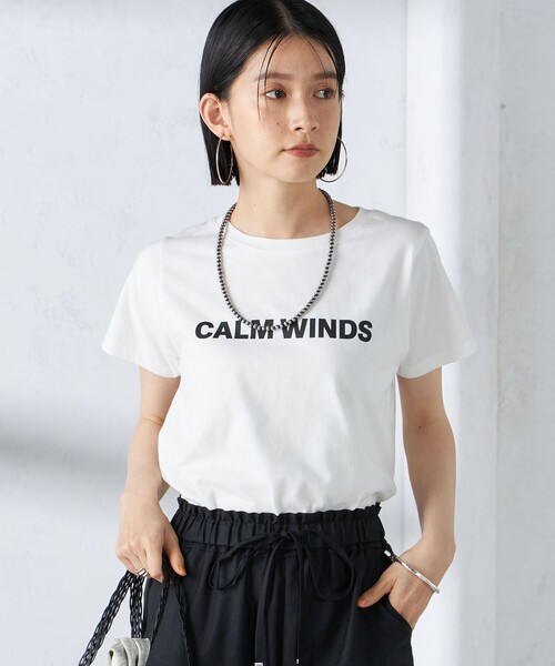 +81BRANCA(ハチイチブランカ)の「【SHIPS別注】81BRANCA:バリエーション ロゴ TEE ◇(Tシャツ/カットソー・レディース・オフホワイト/ストーン/ライトグレー/ブラウン・ONE SIZE)」の22枚目の写真