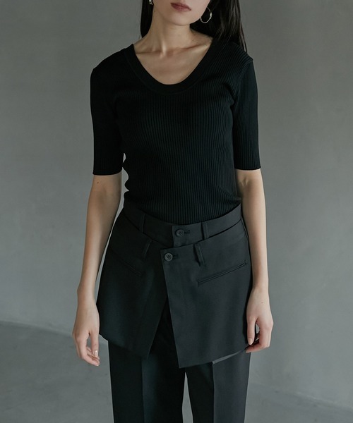 セール】スクープネックニット / Scoop Neck Knit（ニット