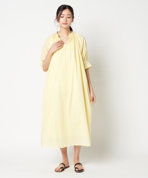 HELIOPOLE（エリオポール）の「COTTON LAWN HALF SLEEVE DERSS