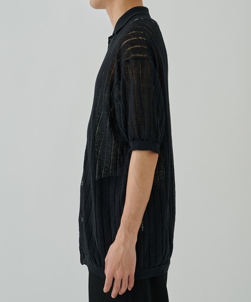 ALLEGE（アレッジ）の「Line S/S Knit Shirt（シャツ/ブラウス