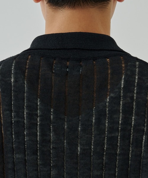 ALLEGE（アレッジ）の「Line S/S Knit Shirt（シャツ/ブラウス）」 - WEAR