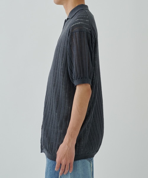 Allege 24SS Linen S/S Knit Shirt ニットシャツ Allege 24SS Linen S/S Knit Shirt ニットシャツ