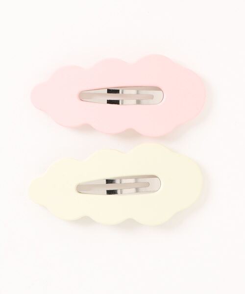 LOWRYS FARM（ローリーズファーム）の「ナミナミ２Ｐヘアピン　 121067（ヘアピン・キッズ・オレンジ/イエロー/ピンク/オフホワイト・FREE）」の6枚目の写真