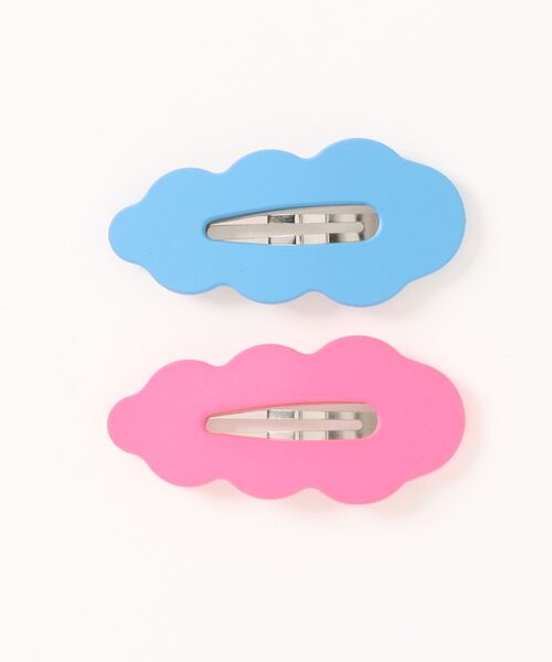 LOWRYS FARM（ローリーズファーム）の「ナミナミ２Ｐヘアピン　 121067（ヘアピン・キッズ・オレンジ/イエロー/ピンク/オフホワイト・FREE）」の7枚目の写真