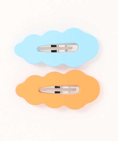 LOWRYS FARM（ローリーズファーム）の「ナミナミ２Ｐヘアピン　 121067（ヘアピン・キッズ・オレンジ/イエロー/ピンク/オフホワイト・FREE）」の8枚目の写真