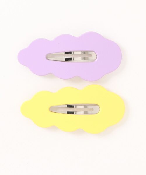 LOWRYS FARM（ローリーズファーム）の「ナミナミ２Ｐヘアピン　 121067（ヘアピン・キッズ・オレンジ/イエロー/ピンク/オフホワイト・FREE）」の9枚目の写真