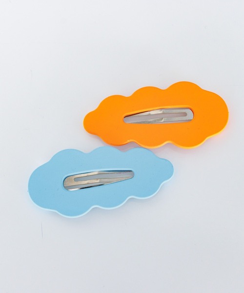 LOWRYS FARM（ローリーズファーム）の「ナミナミ２Ｐヘアピン　 121067（ヘアピン・キッズ・オレンジ/イエロー/ピンク/オフホワイト・FREE）」の12枚目の写真