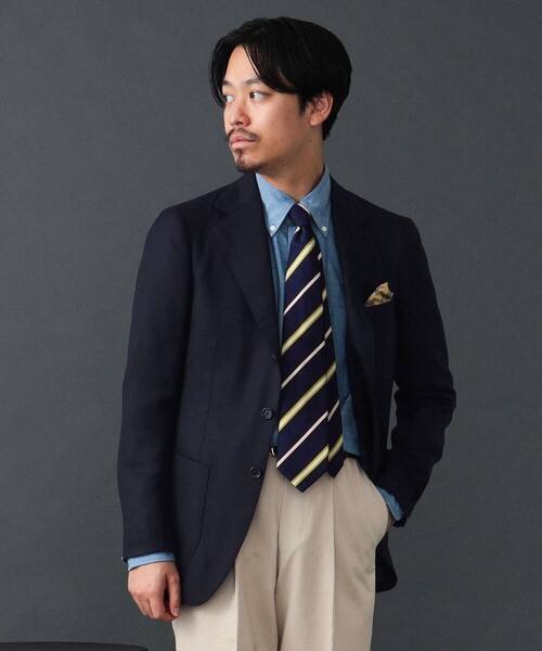 BEAMS F(ビームスエフ)の「CARLO BARBERA ウール ホップサック BEAMS F(ビームスエフ)の「CARLO BARBERA ウール ホップサック