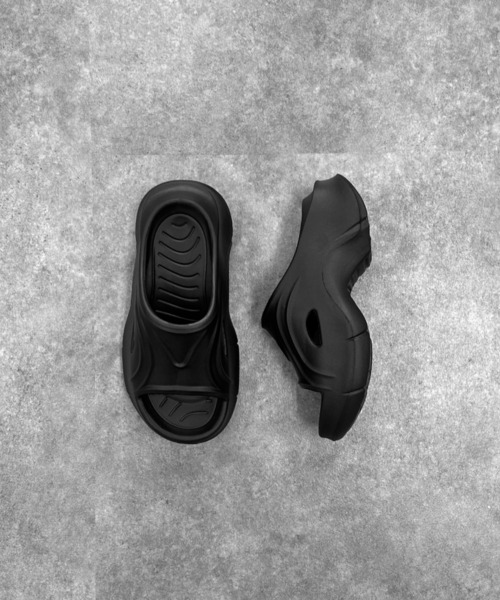 LVEU.(ラブユ.)の「【LVEU.】デザインプラットフォームサンダル / 靴 シューズ サンダル シャワーサンダル 厚底 ボリューム スポーティー ブラック S M L 23 24 25(サンダル・レディース・ブラック・S/M/L)」の10枚目の写真