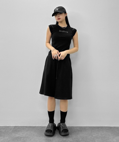 LVEU.(ラブユ.)の「【LVEU.】デザインプラットフォームサンダル / 靴 シューズ サンダル シャワーサンダル 厚底 ボリューム スポーティー ブラック S M L 23 24 25(サンダル・レディース・ブラック・S/M/L)」の13枚目の写真