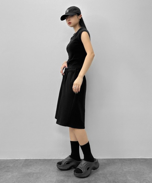 LVEU.(ラブユ.)の「【LVEU.】デザインプラットフォームサンダル / 靴 シューズ サンダル シャワーサンダル 厚底 ボリューム スポーティー ブラック S M L 23 24 25(サンダル・レディース・ブラック・S/M/L)」の14枚目の写真