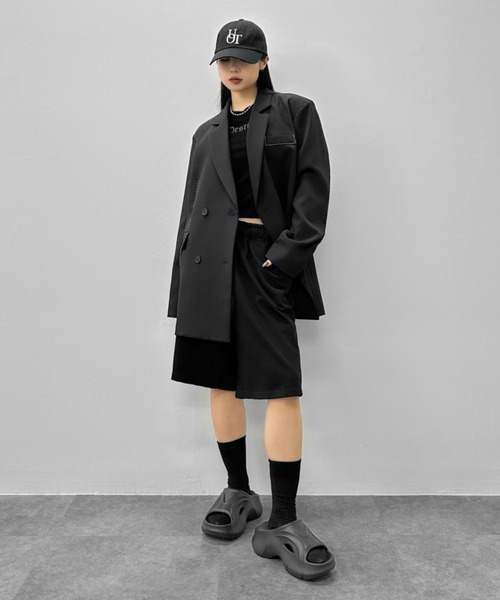 LVEU.(ラブユ.)の「【LVEU.】デザインプラットフォームサンダル / 靴 シューズ サンダル シャワーサンダル 厚底 ボリューム スポーティー ブラック S M L 23 24 25(サンダル・レディース・ブラック・S/M/L)」の15枚目の写真