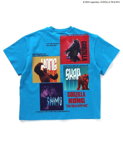 セール】【ゴジラxコング 新たなる帝国】転写ワイドTシャツ（T