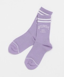 by LOVEiT | 2ラインロゴクルーソックス【日本製】(ソックス/靴下)