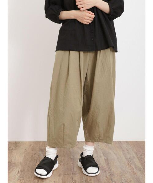 TSUHARU by Samansa Mos2 コットンジャガードコクーンパンツ TSUHARU