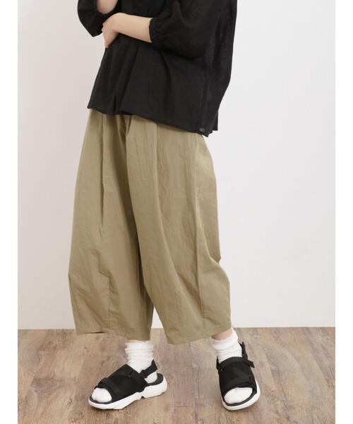 Samansa Mos2(サマンサ モスモス)の「【Lサイズ WEB限定】【UVカット】さらりと軽やかコクーンパンツ(その他パンツ・レディース・ネイビー/ベージュ/カーキ・M/L)」の15枚目の写真