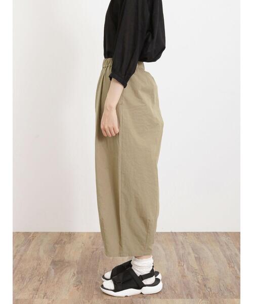 Samansa Mos2(サマンサ モスモス)の「【Lサイズ WEB限定】【UVカット】さらりと軽やかコクーンパンツ(その他パンツ・レディース・ネイビー/ベージュ/カーキ・M/L)」の19枚目の写真