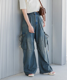 Kastane | 【2サイズ展開】カーゴデニムパンツ(デニムパンツ)