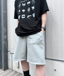 Figments | ワイドスウェットハーフパンツ(スウェットパンツ)