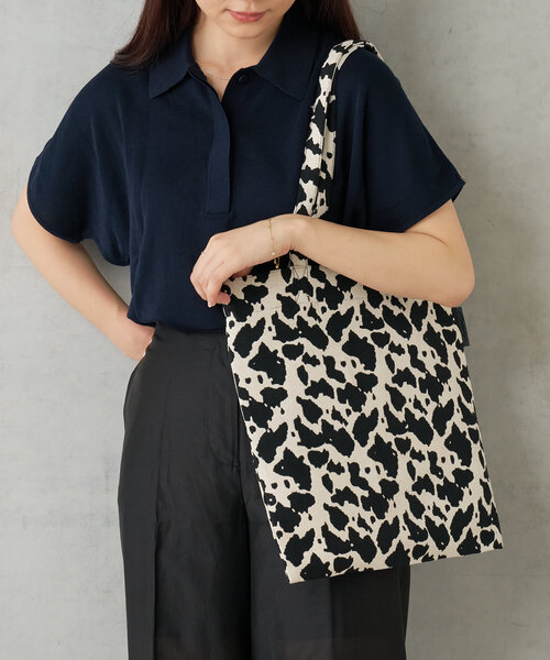 Actually(アクチュアリー)の「アニマルジャガードトートバッグ(トートバッグ・レディース・ホワイト/ホワイト系その他・0)」の13枚目の写真